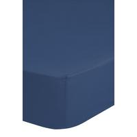 Spannleintuch Easy Care ca. 90x220cm - Dunkelblau, Basics, Textil (90/220cm) - MID.YOU