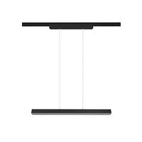 Schienensystem Duoline PL Paros in Schwarz max. 29 Watt - Schwarz, Basics, Metall (90/180/5cm) - Trio Leuchten