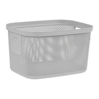 Košarica Za Shranjevanje Stine -Xl- Ca. 18l -Ext- - siva, Moderno, umetna masa (38/28,5/22,5cm) - Mömax