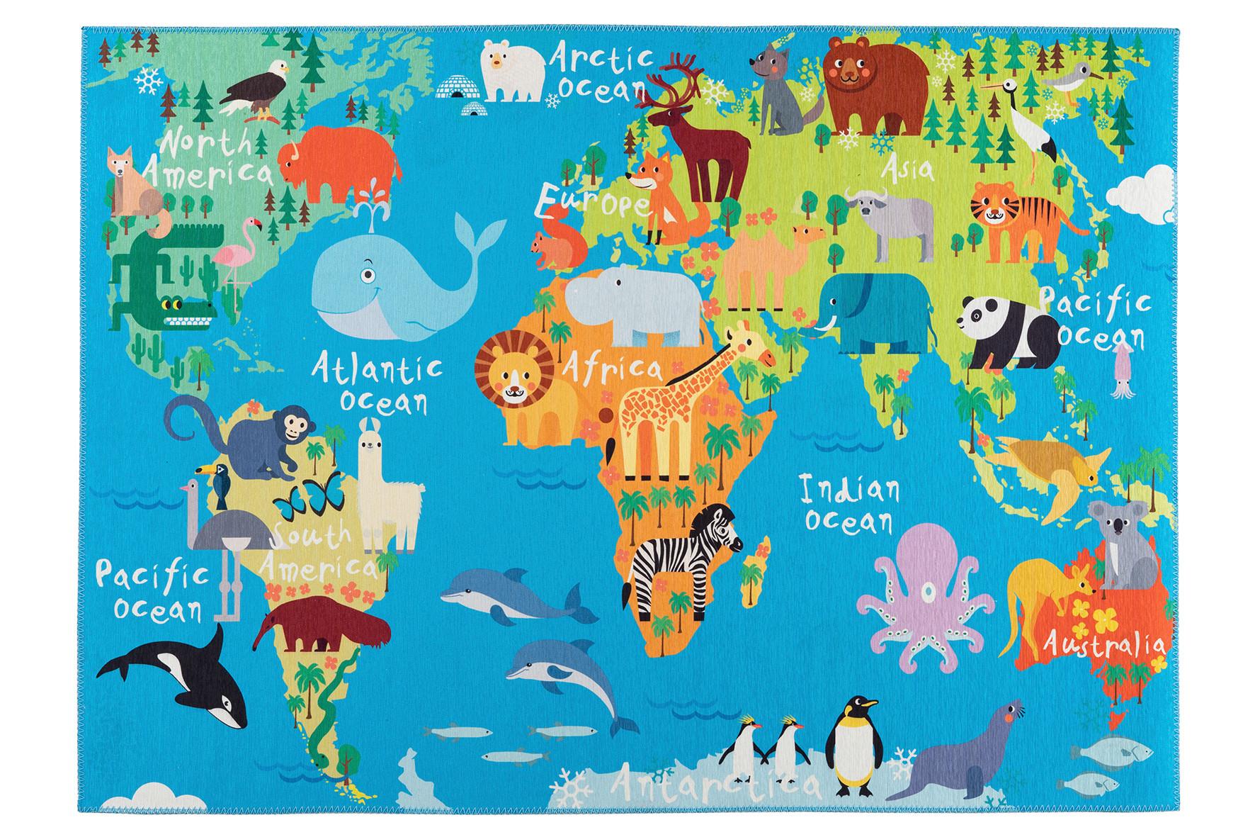SPIELTEPPICH MY TORINO KIDS - Blau, Trend, Textil (160/230cm) - Ben'n'jen
