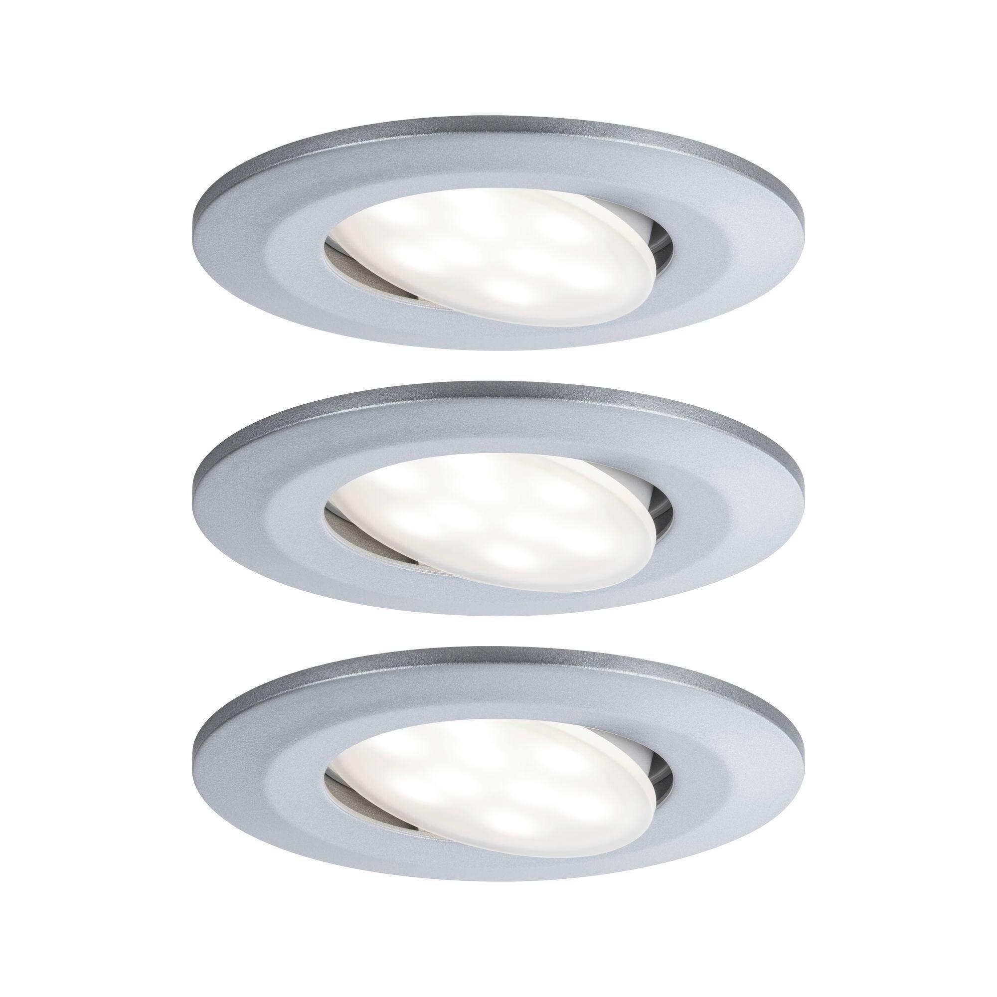 LED-Deckenleuchte Calla IP65 max. 3x 6 Watt, 3-teilig - Chromfarben, Basics, Kunststoff (9cm) - Paulmann