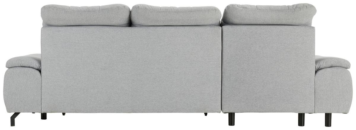 Sarokkanapé Como Mini - szürke, Modern, textil/fa (167/89-106/263cm) - Mömax