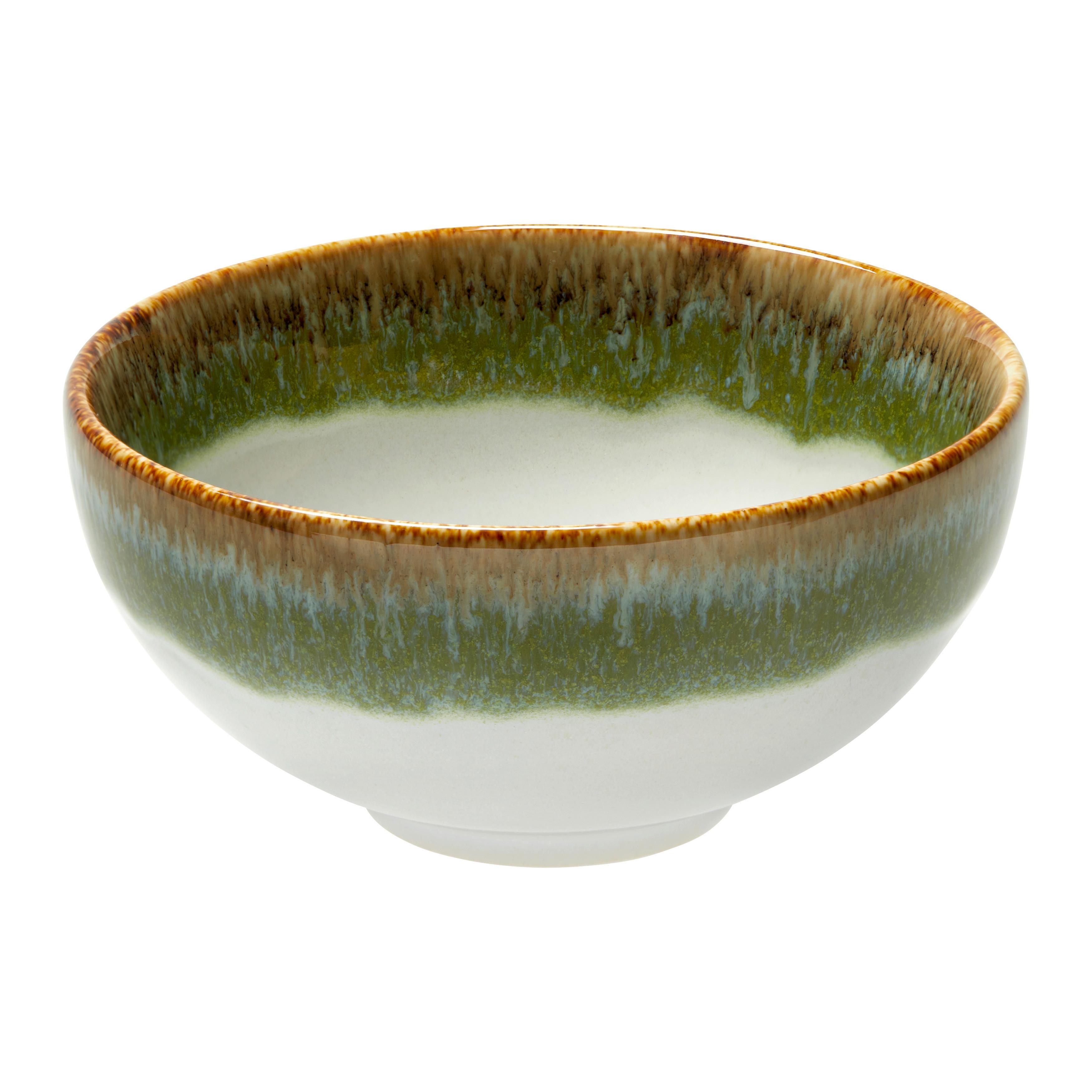 Dipschale Cascade Grün Ø ca. 12cm - Grün, Modern, Keramik (12/5,5cm) - Creatable