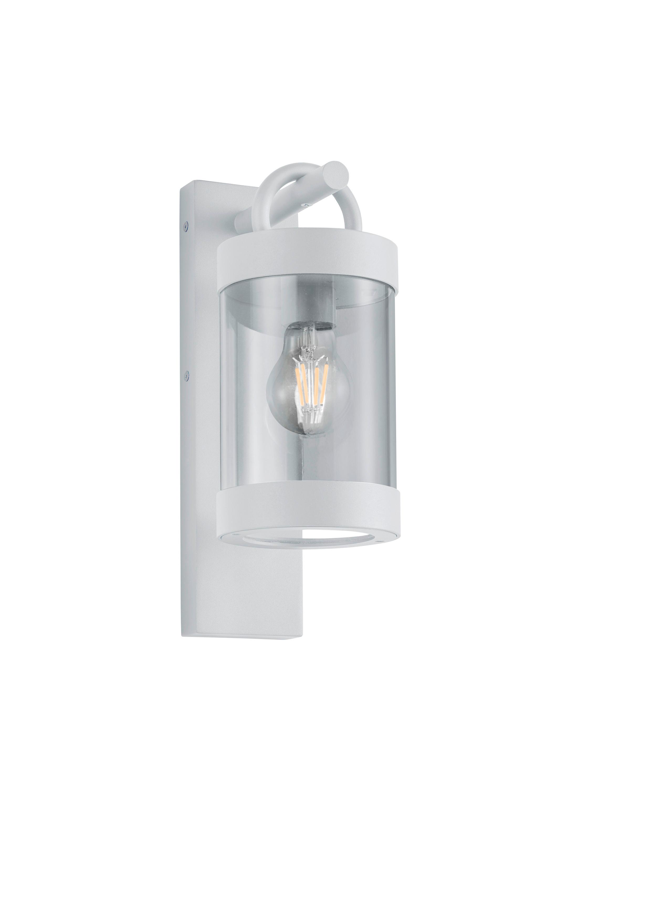 Außenwandleuchte Sambesi in Weiß max. 28 Watt - Weiß, Basics, Metall (12,5/33/18,6cm) - Trio Leuchten
