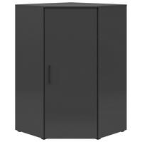 Kotna Komoda Multistauraum - črna/barve grafita, Moderno, umetna masa/leseni material (71,5/115/71,5cm) - Premium Living