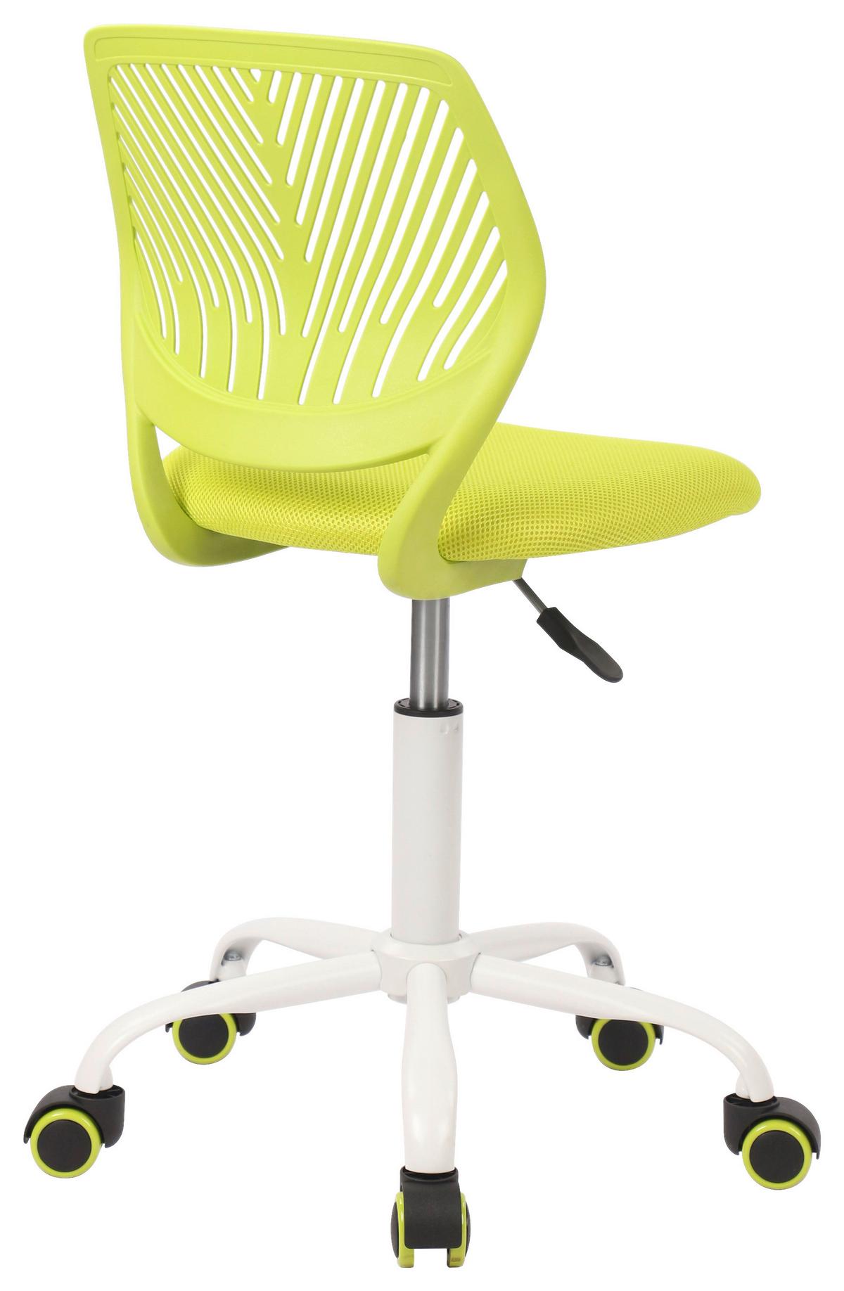 Jugenddrehstuhl Kira Grün ca. 40x87x44cm - Weiß/Grün, MODERN, Holz/Kunststoff (40/87/44cm) - Mömax