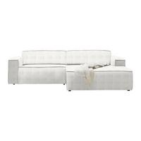 Wohnlandschaft Loft Beige - Beige/Schwarz, Modern, Kunststoff/Textil (265/75/172cm) - Mömax