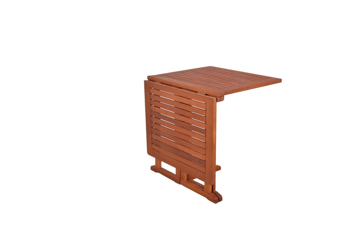 Balkontisch Baltimore klappbar Eukalyptusholz L: ca. 120 cm - Eukalyptusholzfarben, Basics, Holz (120/70/73cm) - Gardenson