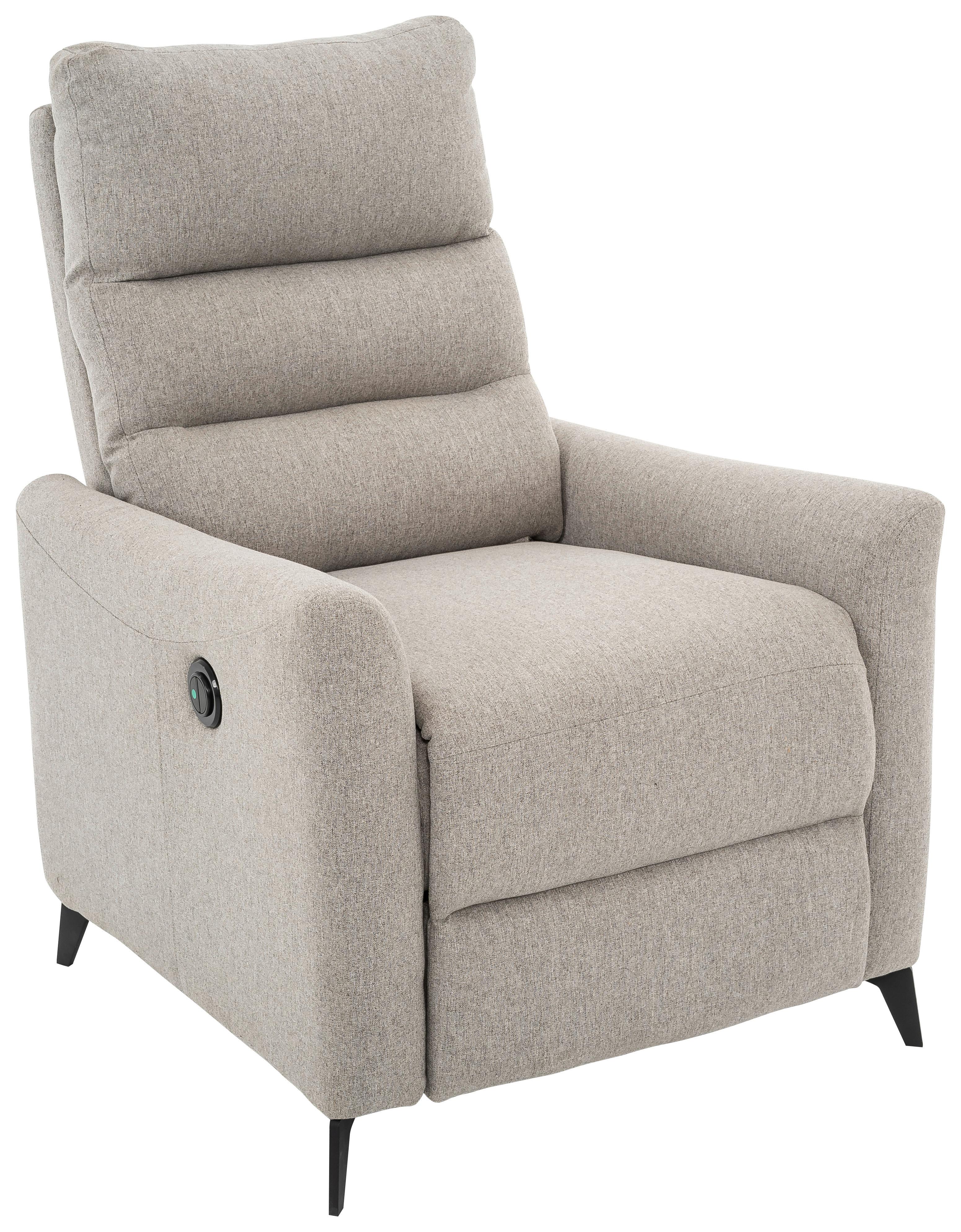 Počivalnik Solace, Siva - siva/črna, Design, kovina/tekstil (72/100/89cm) - Livetastic