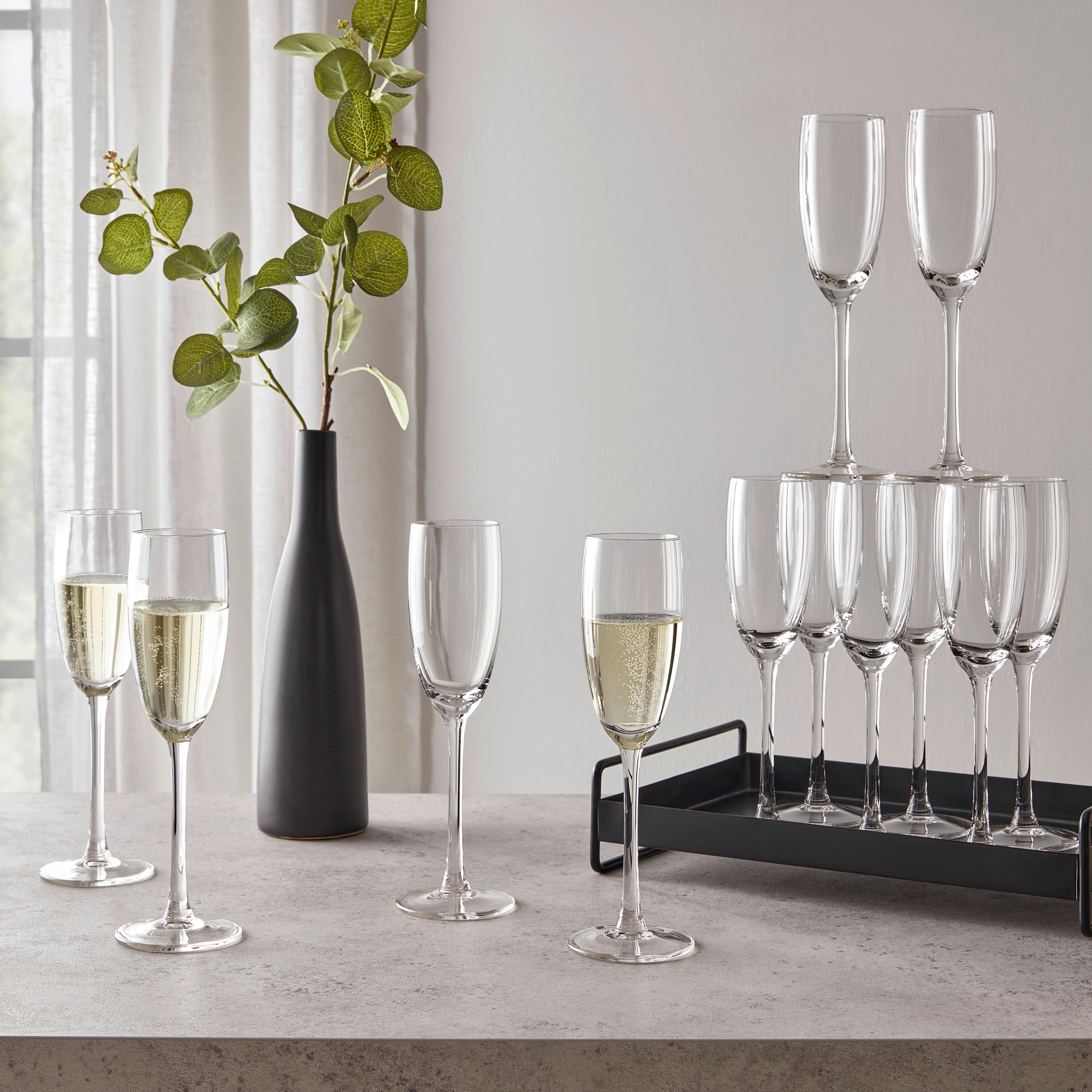 Set Kozarcev Party - prozorno, Konvencionalno, steklo (6,9/22cm) - Mömax