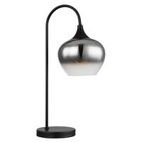 lampe de table 15548T MAXY - noir, Design, verre/métal (27,5/18/54cm) - Globo