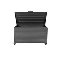 Kissenbox ca.188x89,4x70 cm mit Rollen Anthr. ca. 1.177 L - Anthrazit, MODERN, Metall (188/89,4/70cm) - Gardenson