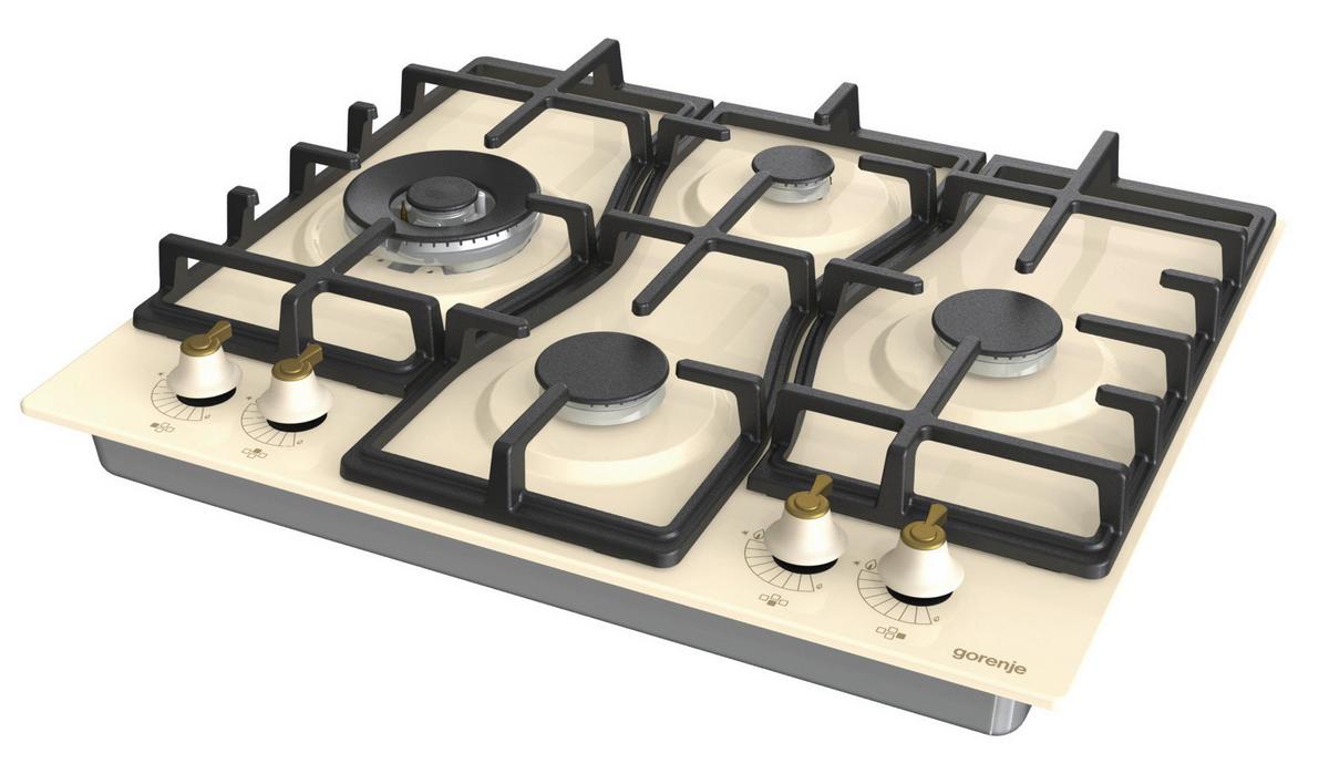 Gázfőzőlap Gw6d42cli - elefántcsont, Modern (60/13/52cm) - Gorenje