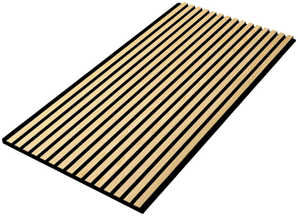 PANEL AKUSTYCZNY EICHE NATUR - kolor dębowy/dąb bianco, Konventionell, materiał drewnopochodny/tworzywo sztuczne (56/120cm) - Novel