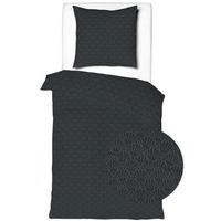 Lenjerie de pat Shell cca. 200x220/2x50x70 cm - negru, textil (200/220cm) - Mömax