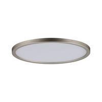 LED-Paneel Panel Areo dimmable in Nickelfarben max. 12 Watt - Nickelfarben, Basics, Kunststoff (18/1cm) - Paulmann