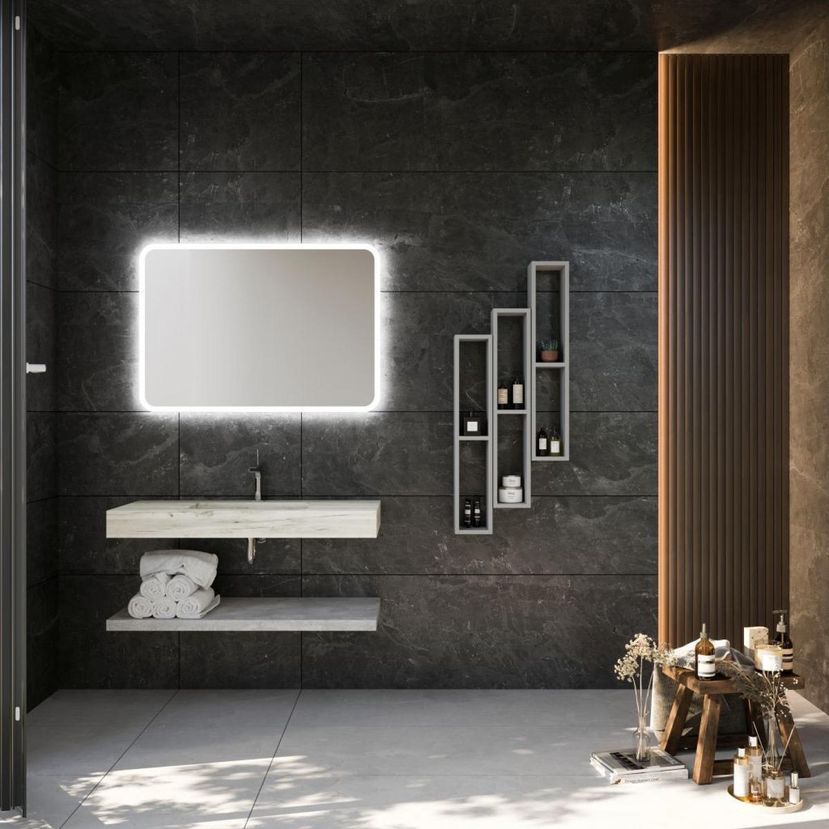 Oglindă iluminată SPR203 - Modern (100/70/2,9cm)