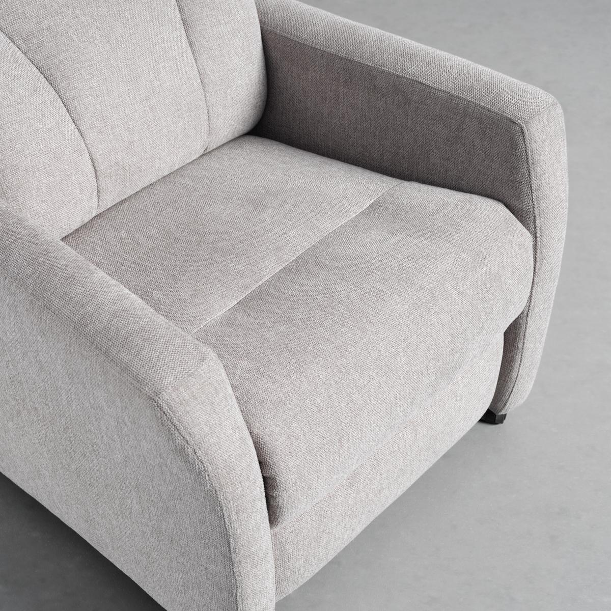 Relaxsessel Times in Grau - Grau, MODERN, Kunststoff/Textil (76/110/80cm) - Mömax