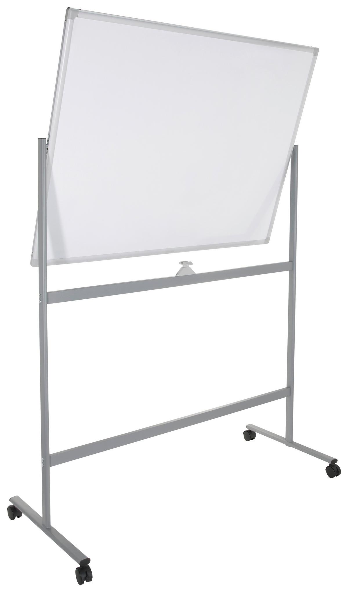 Bela Tabla Multiboard I - srebrne barve/bela, Basics, kovina (128/187/54cm) - MID.YOU