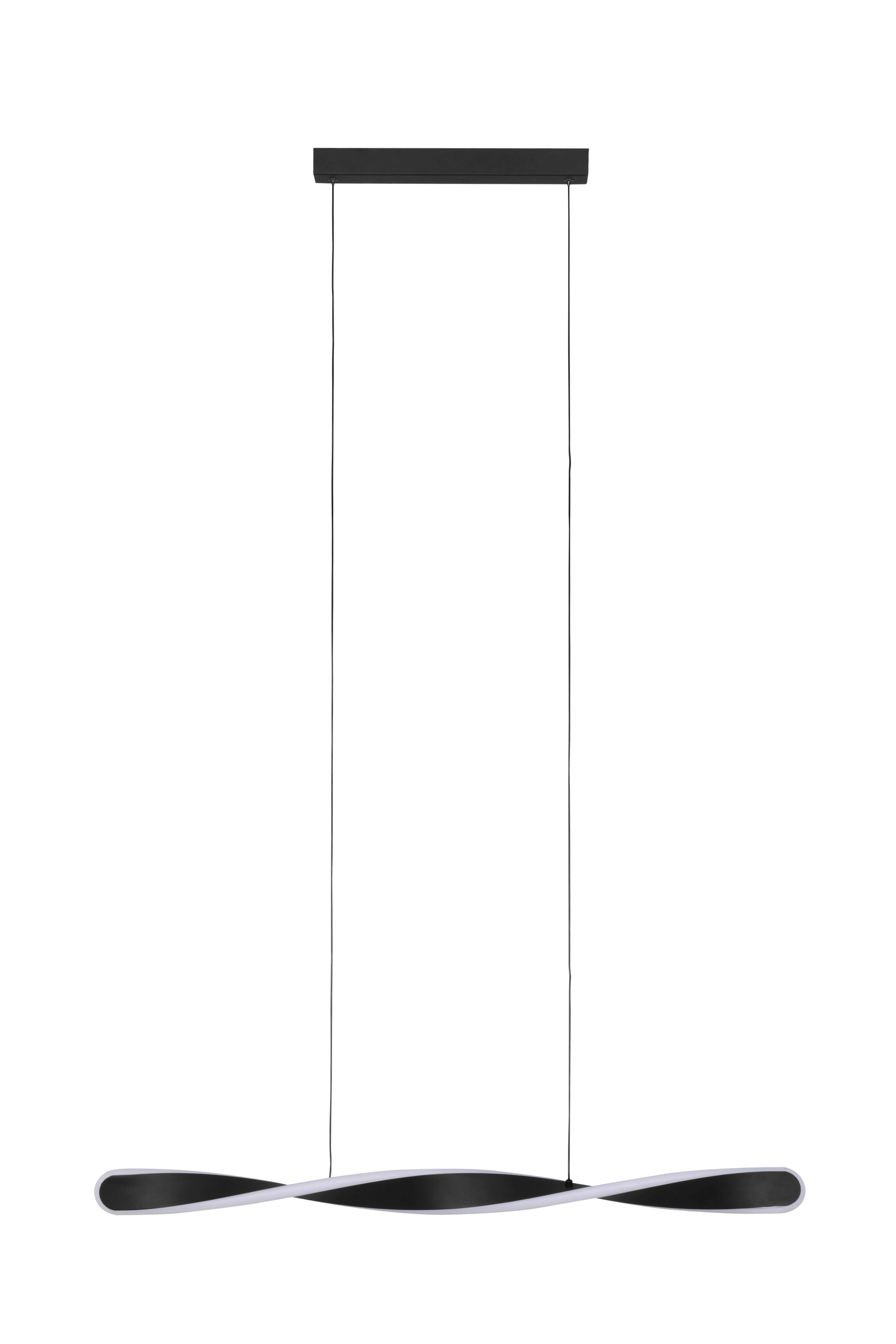 LAMPA WISZĄCA LED HENDERSON *SBN* - czarny, Design, tworzywo sztuczne/metal (89/6/150cm) - Novel