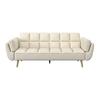 BÄDDSOFFA CORA - cremefärgad/naturfärgad, Modern, trä/textil (214/92/81cm) - Bessagi Home