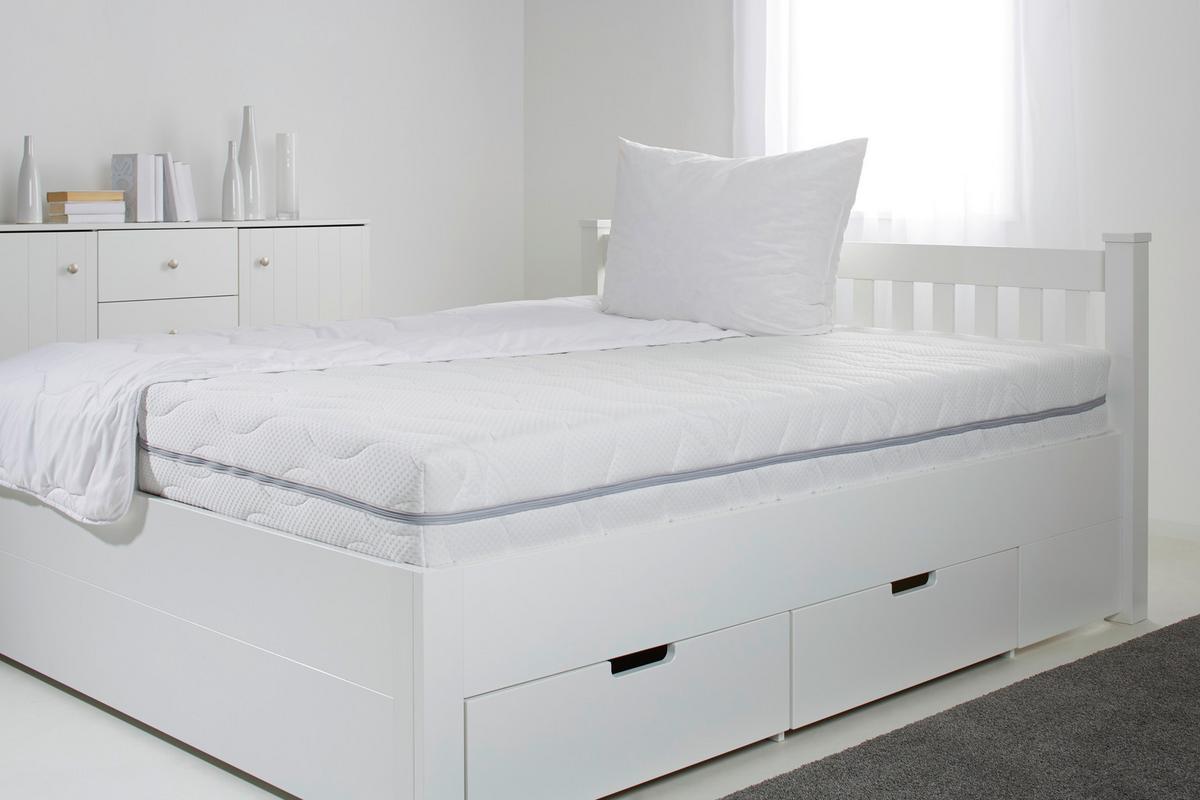 Wendematratze Runner H2 ca. 90x200cm - Weiß, Textil (90/200cm) - Nadana