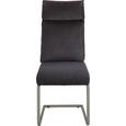 Nihajni Stol Pia - antracit/nerjaveče jeklo, Moderno, kovina/tekstil (45/106/62cm) - Modern Living Nihajni Stol Pia - antracit/nerjaveče jeklo, Moderno, kovina/tekstil (45/106/62cm) - Modern Living