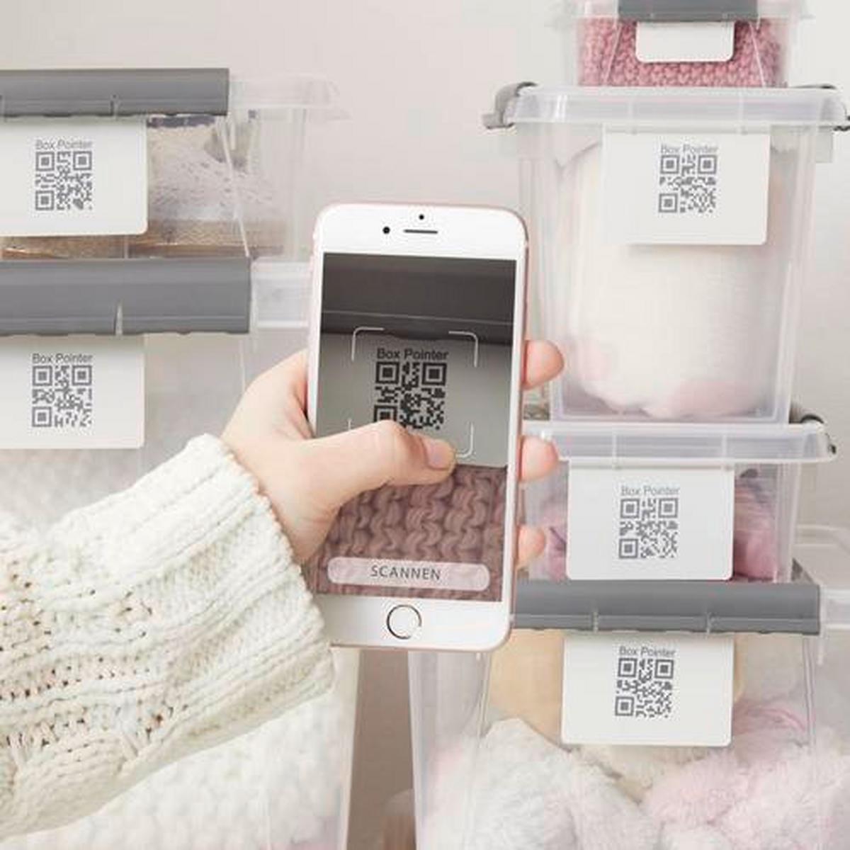 boîte de rangement sous lits Chaos ca. 31l - transparent, Modern, matière synthétique (72,5/39,5/17cm) - Modern Living