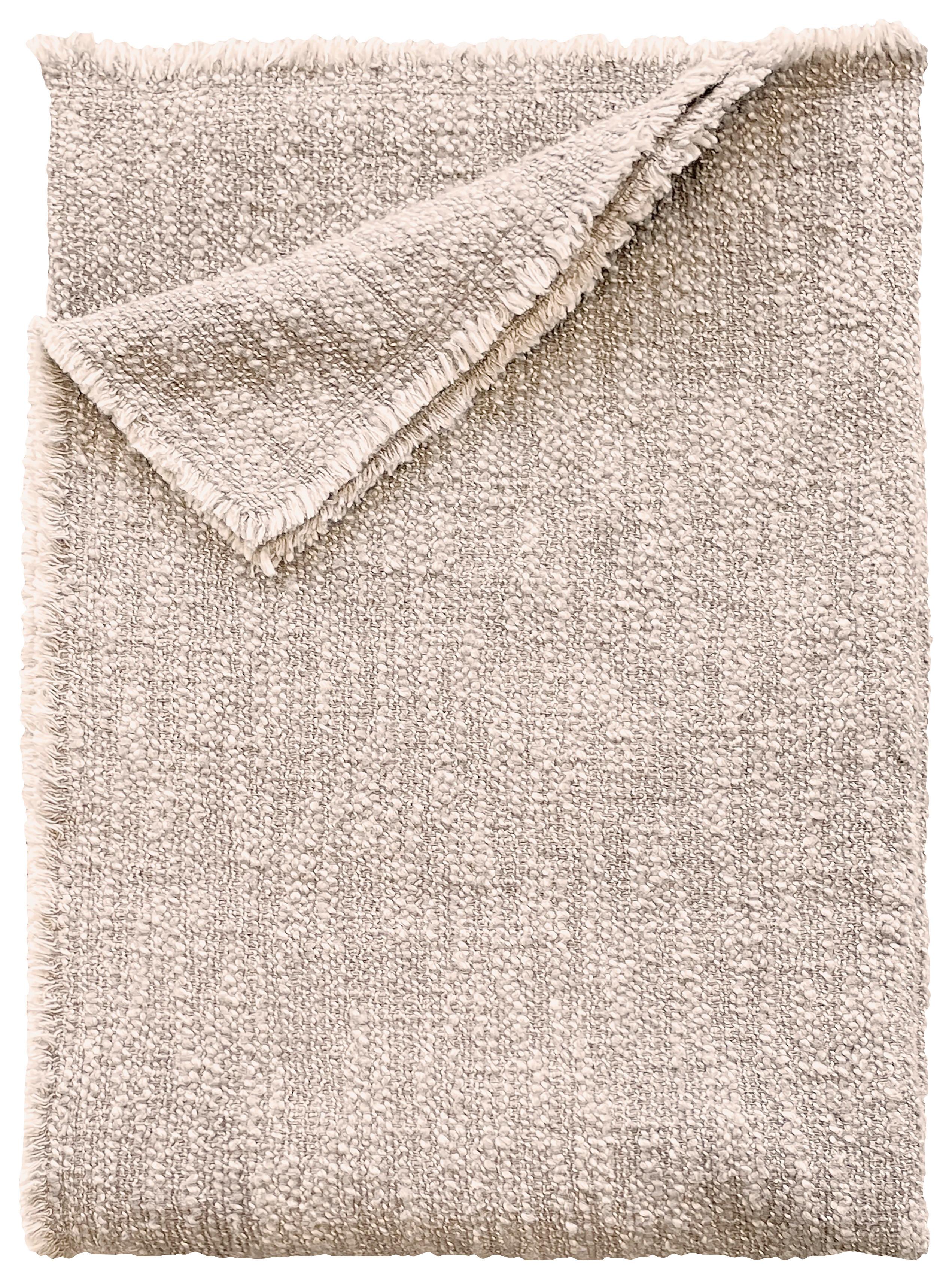 Decke Mila Beige ca. 130x170cm - Beige, MODERN, Textil (130/170cm) - Modern Living