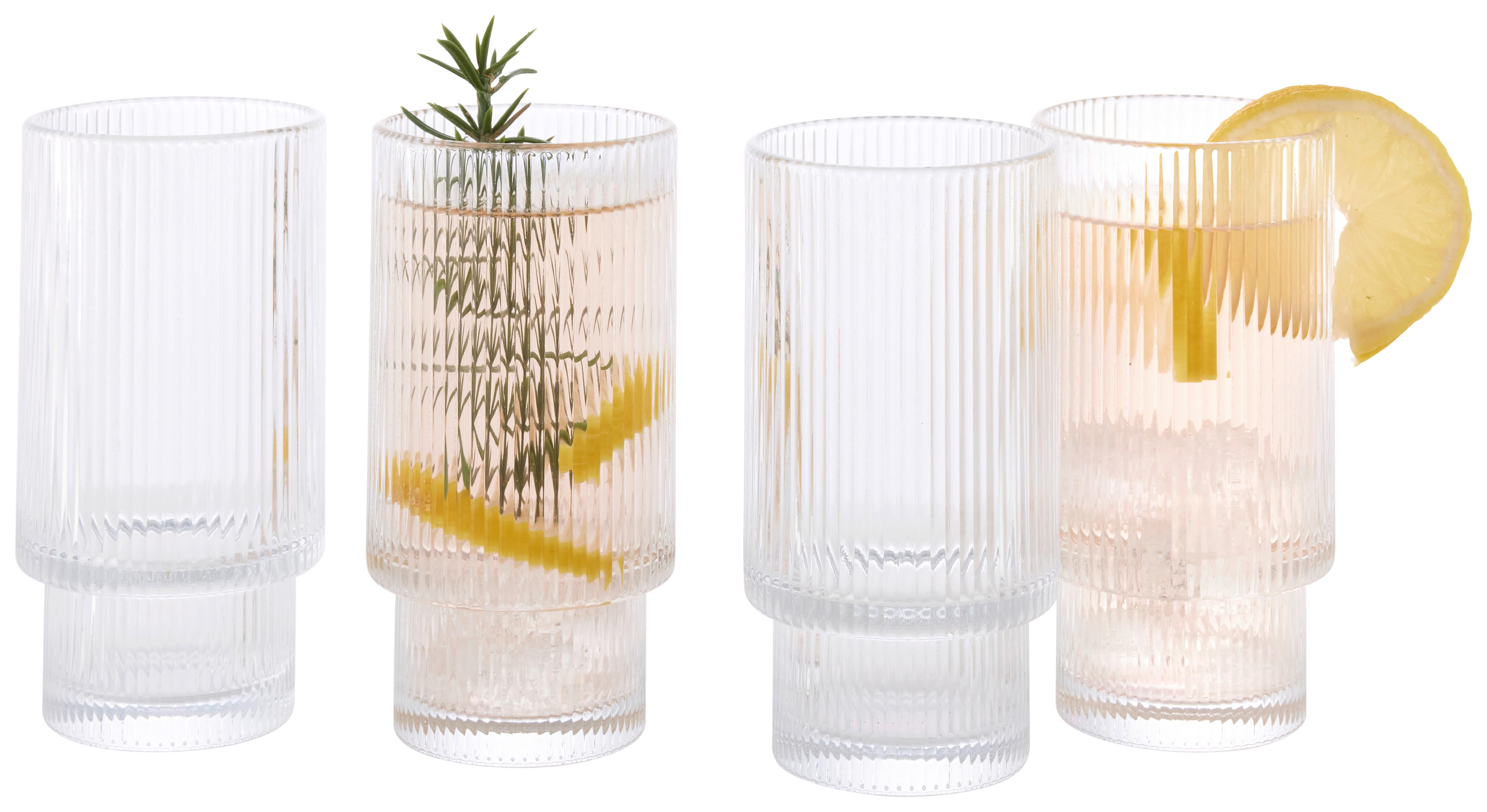 Pohárkészlet Rosemary - áttetsző, Modern, Üveg (6,8/14cm) - Mömax