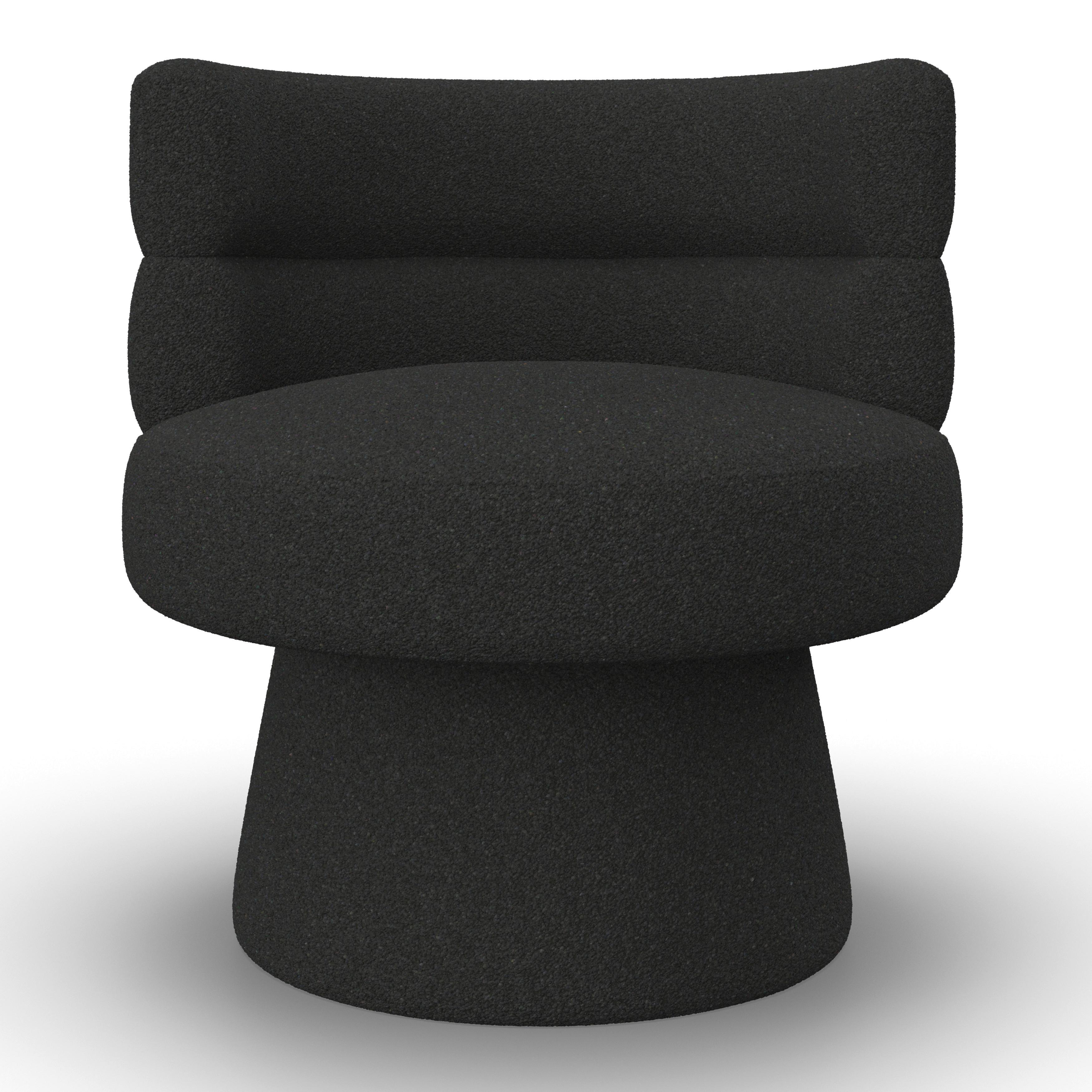 STOL MED ARMSTÖD JULINA - svart, Modern, trä/textil (71/74/72cm) - Bessagi Home