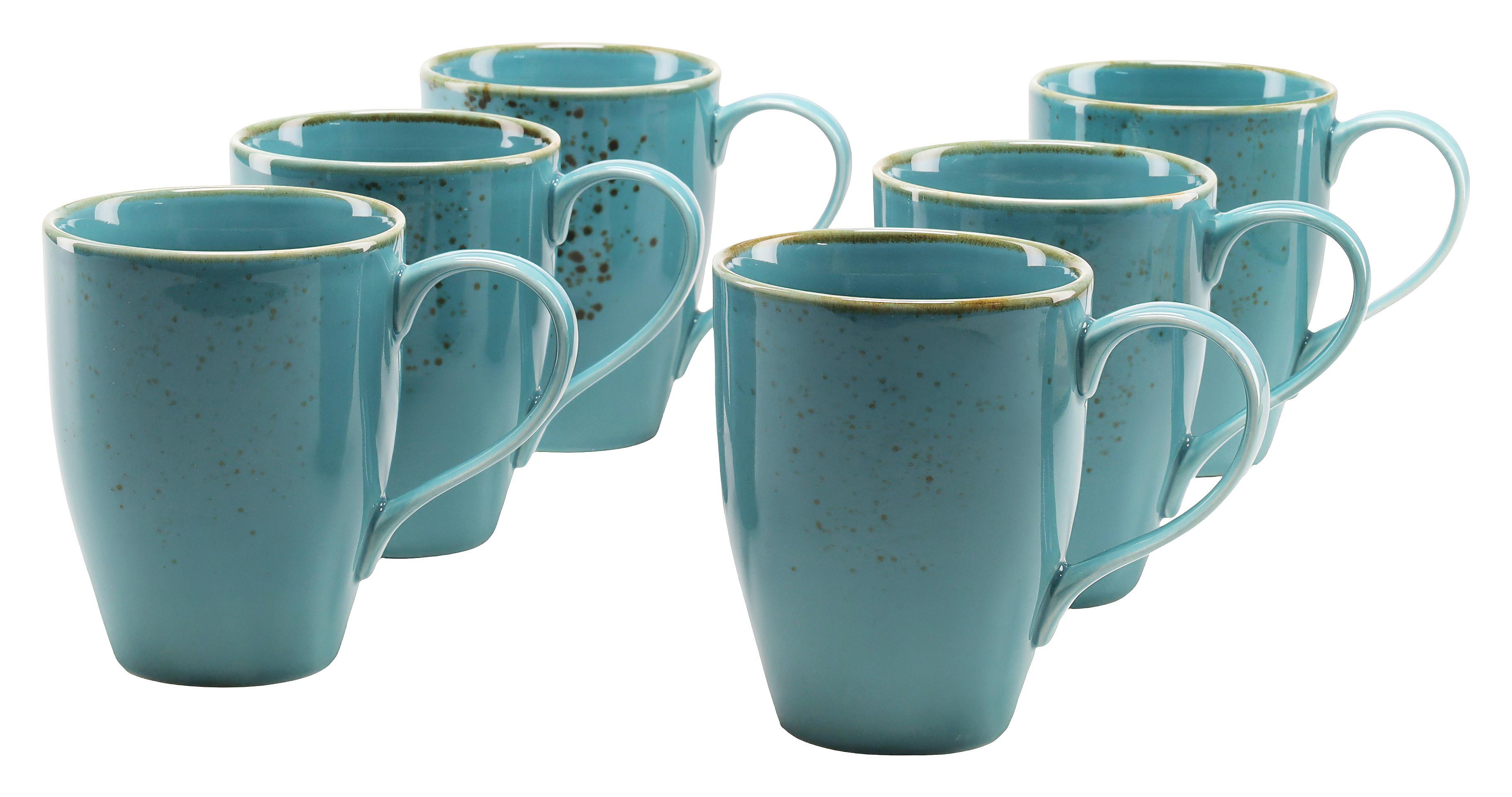 Kaffeebecherset 22043 Nature Collection - Türkis, Trend, Keramik (300ml) - Creatable