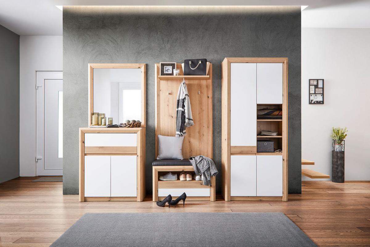 Panou cuier KASHMIR NEW - culoare lemn stejar, Modern, material pe bază de lemn (84/145/32cm) - Modern Living