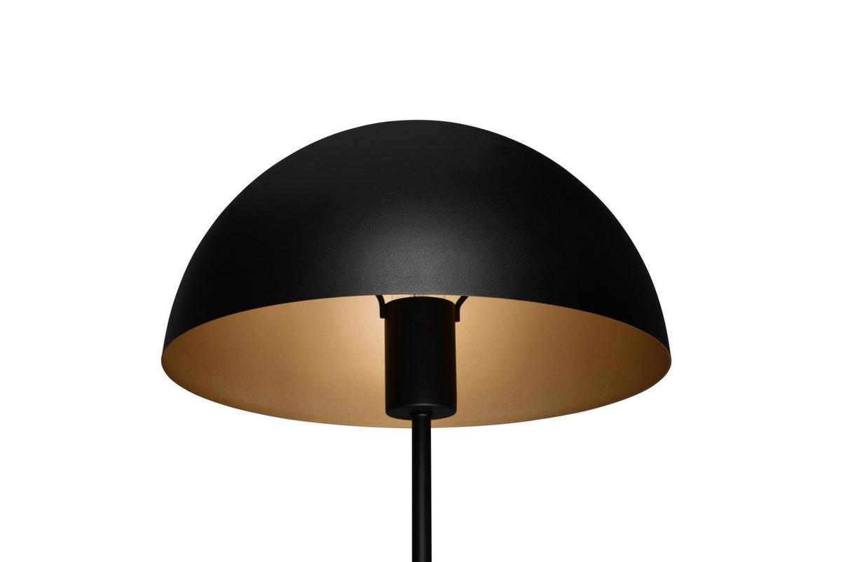 Tischleuchte Nola Schwarz max. 40 Watt - Schwarz, KONVENTIONELL, Metall (30/45cm) - Trio Leuchten