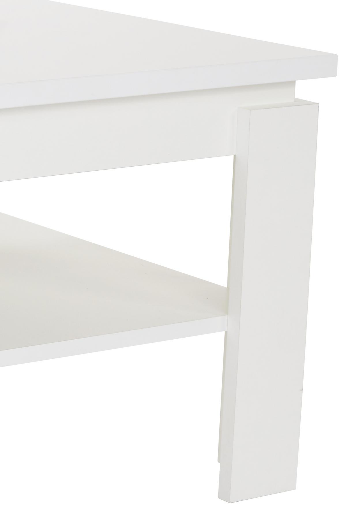 Klubska Miza Nizza 1 - bela, Moderno, leseni material (70/45/70cm)