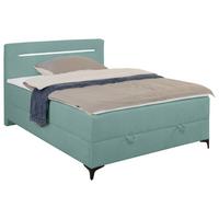 Box Krevet Jerry - tirkizna/crna, Konvencionalno, tekstil (100/200cm) - Mömax