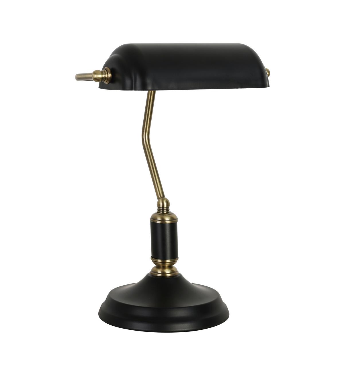 Veioză BANKER - alb/negru, Romantik / Landhaus, metal (18/26,5/37cm) - Modern Living