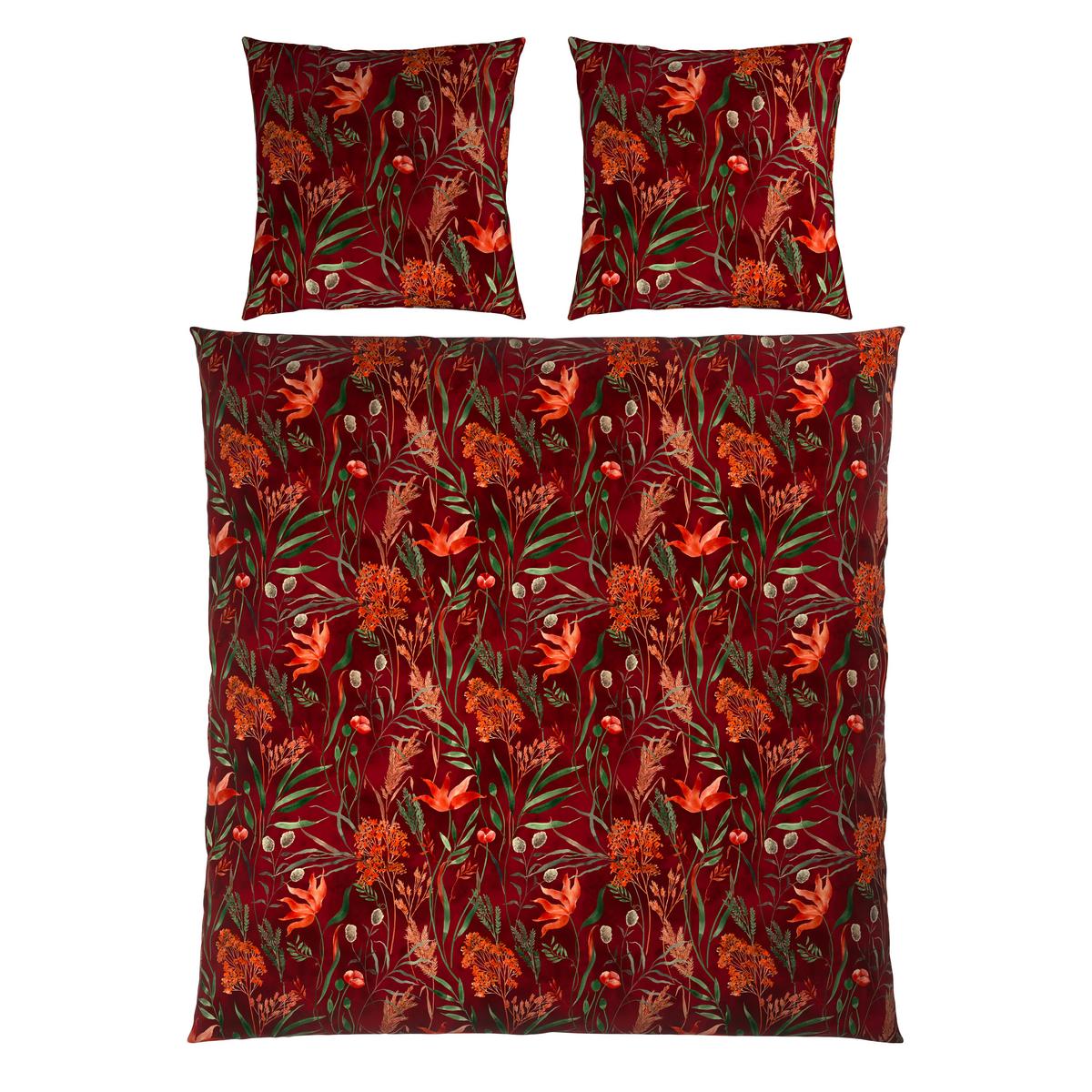 Bettwäsche Nora XXL Rot ca. 200x200cm - Rot, MODERN, Textil (200/200cm) - Mömax