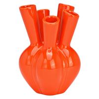 Vase Agilo aus Keramik Orange - Orange, Basics, Keramik (15/20/15cm)