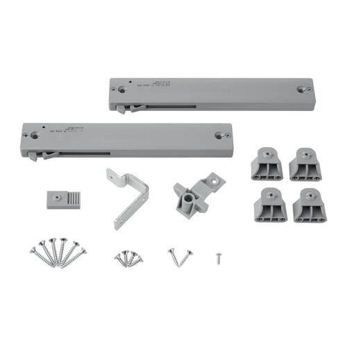 Türdämpfer Universal in Hellgrau, 2-teilig - Hellgrau, Kunststoff (22/1,5/4cm)