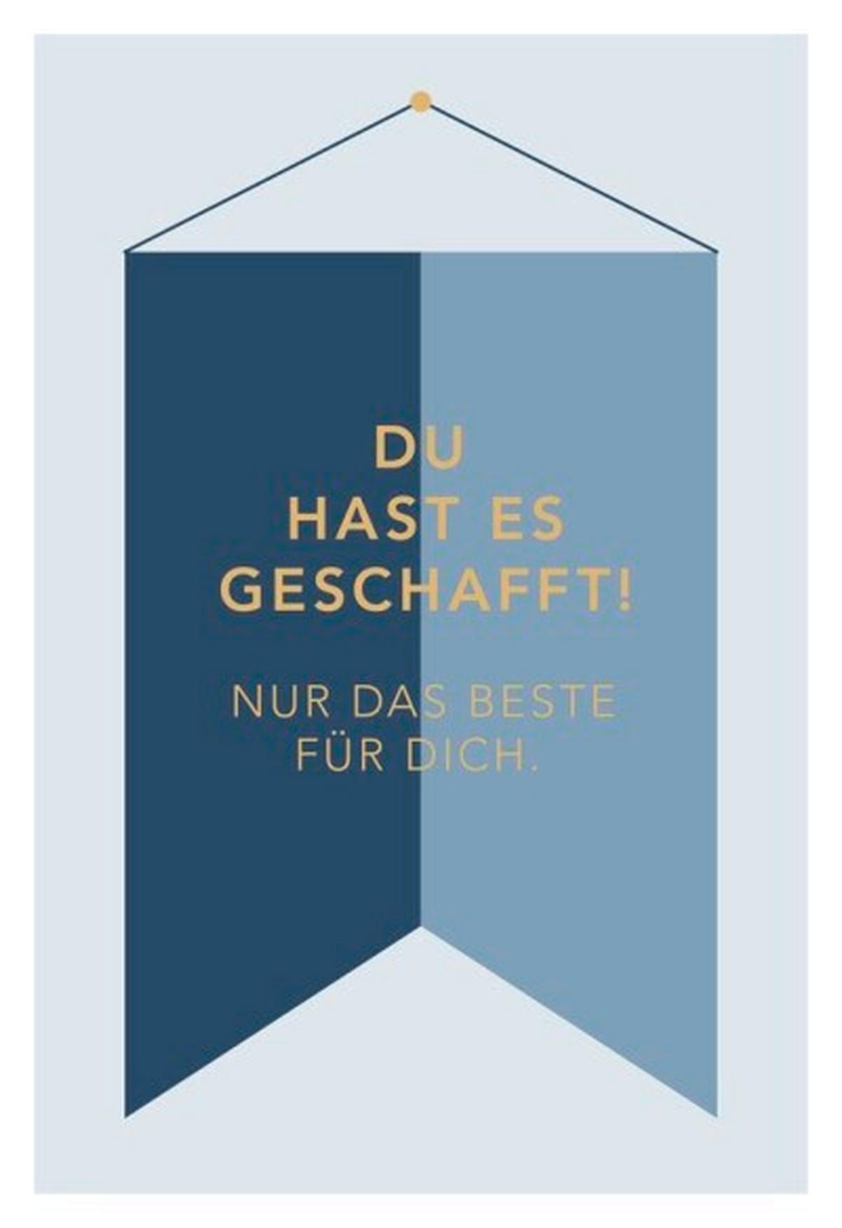 Postkarte Kupfergold Multicolor - Basics, Papier (17.5/12cm)