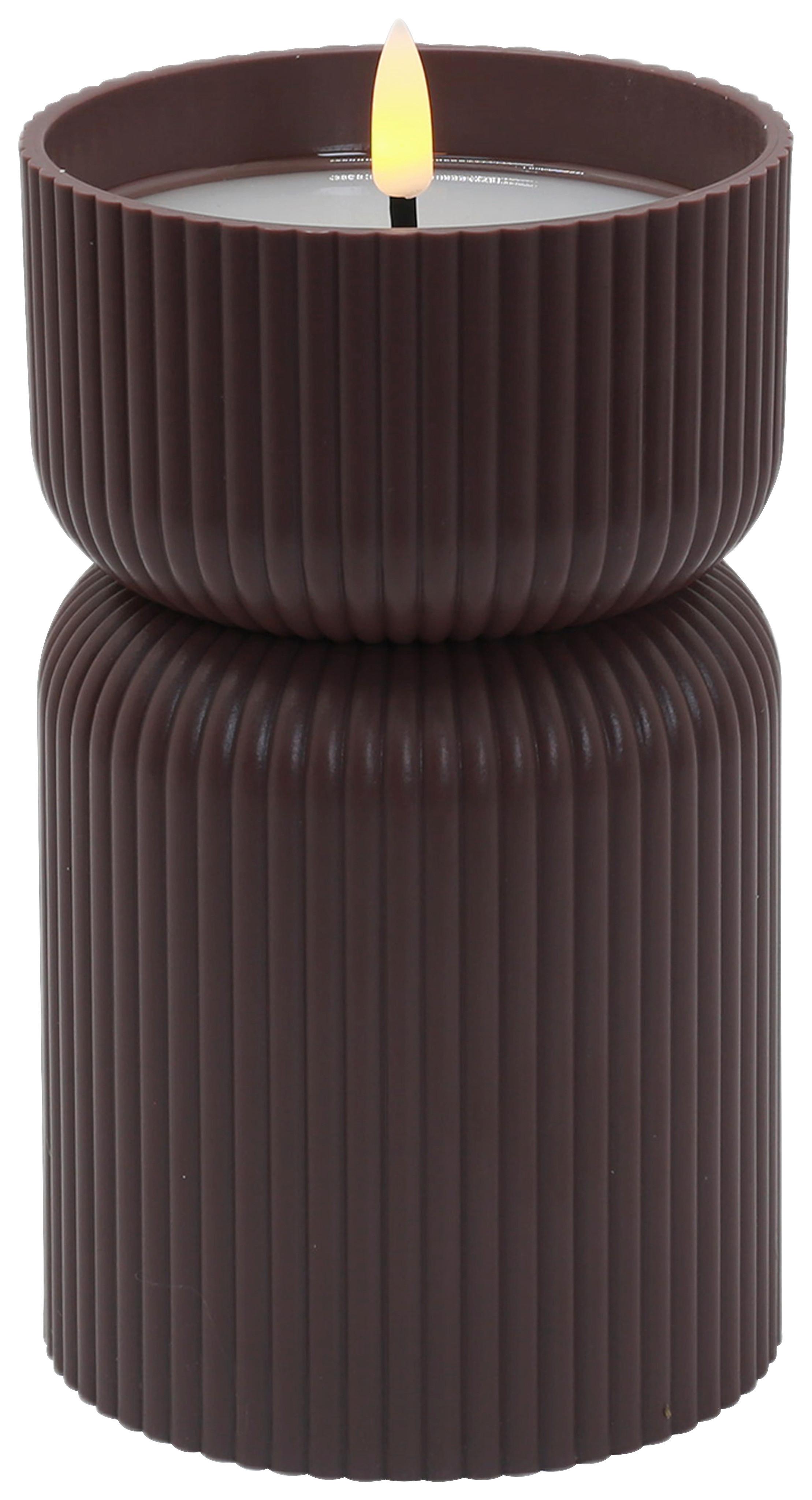 LED-Kerze Lioris Beere max. 0,06 Watt - Beere, Kunststoff (10/17cm) - Mömax