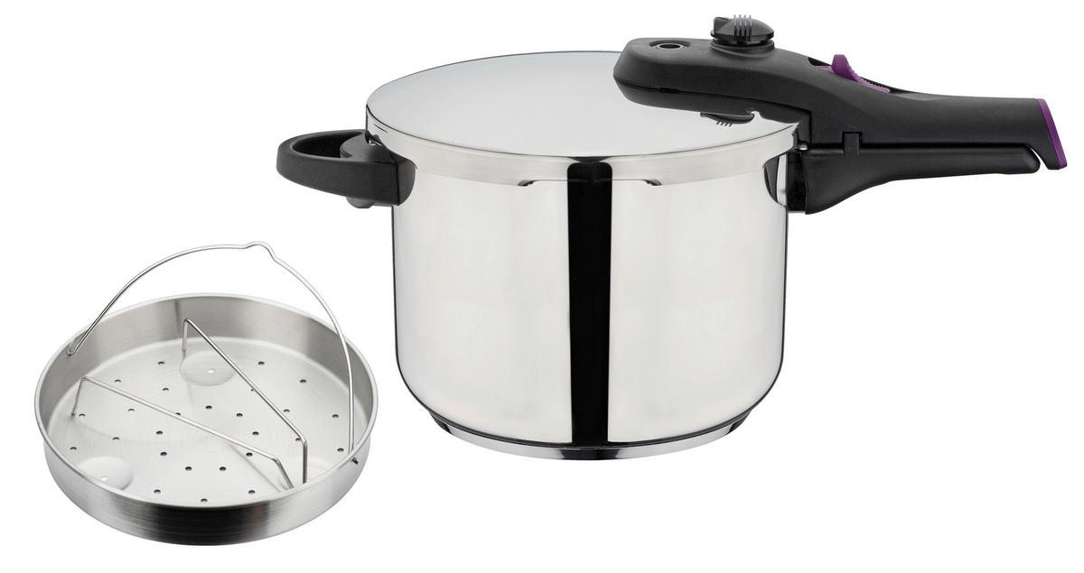 Lonec Na Pritisk Rapid - srebrne barve, Basics, kovina (22cm) - GSW