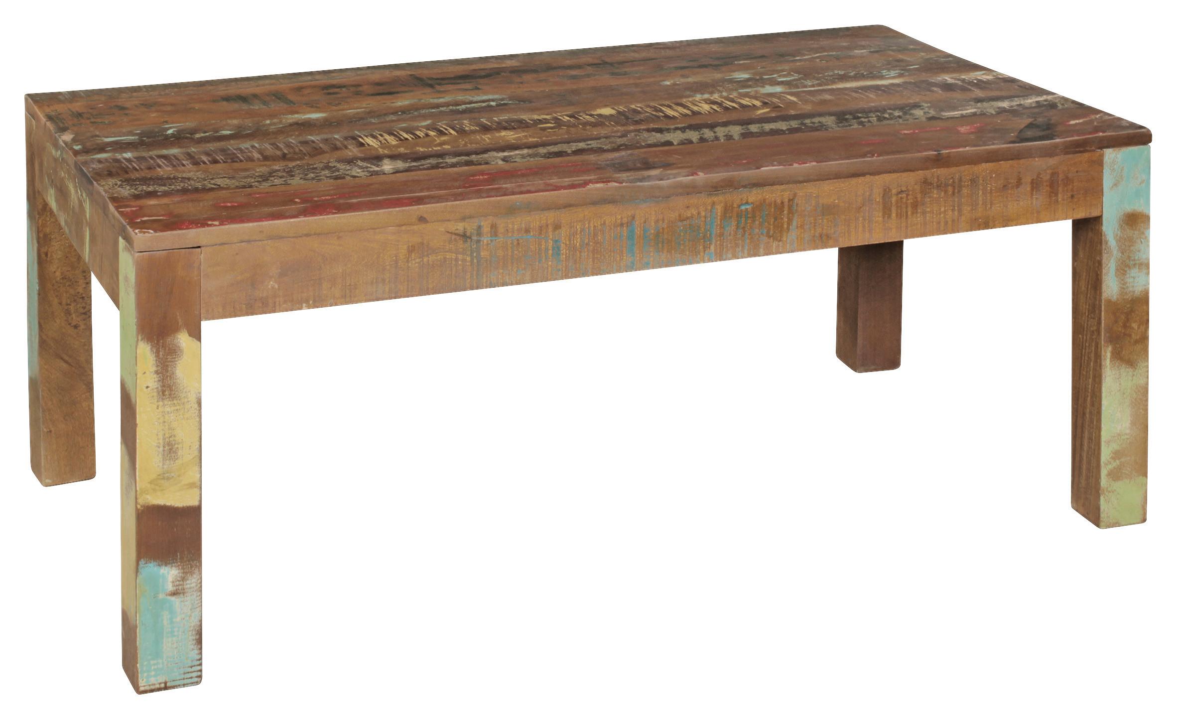 Couchtisch "Kalkutta" , ca. 110x60 cm, aus Mango - Braun, Design, Holz (110/60/47cm) - MID.YOU