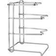 Pfannenhalter Marcel - Silberfarben, Metall (17,5/21,5/29cm) - Mömax modern living