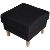 Hocker Lorris Graphitfarben Flachgewebe - Buchefarben/Graphitfarben, Design, Holz/Textil (53/45/53cm) - Max Winzer
