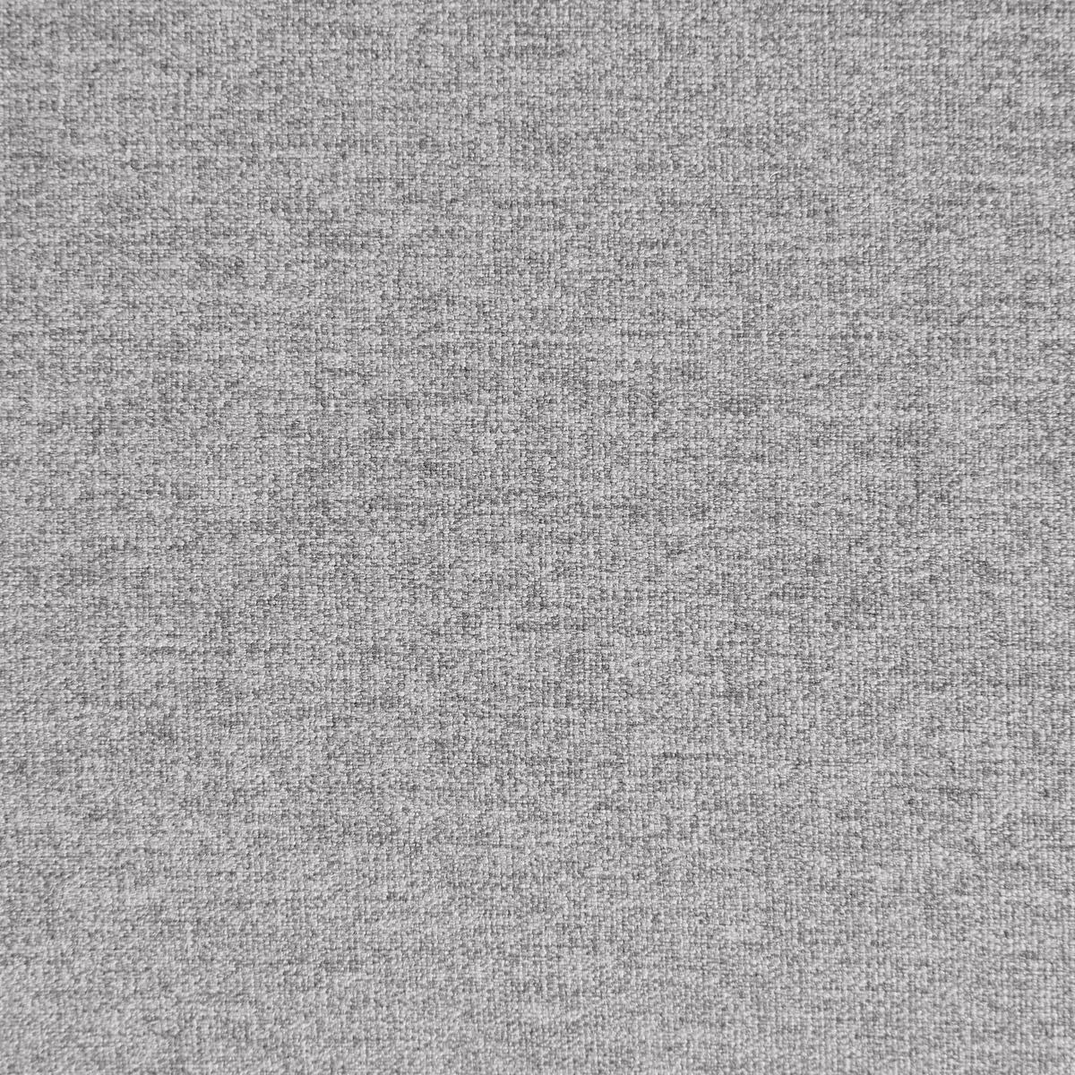 Modulsofa Fanny Hellgrau Leinenoptik mit Hocker - Hellgrau/Naturfarben, MODERN, Holz/Textil (154/55/73cm) - Bessagi Home