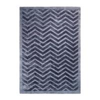 WEBTEPPICH LUXURY 410 MARINEBLAU 200X290 - Dunkelblau, Basics, Textil (200/290cm) - Kayoom