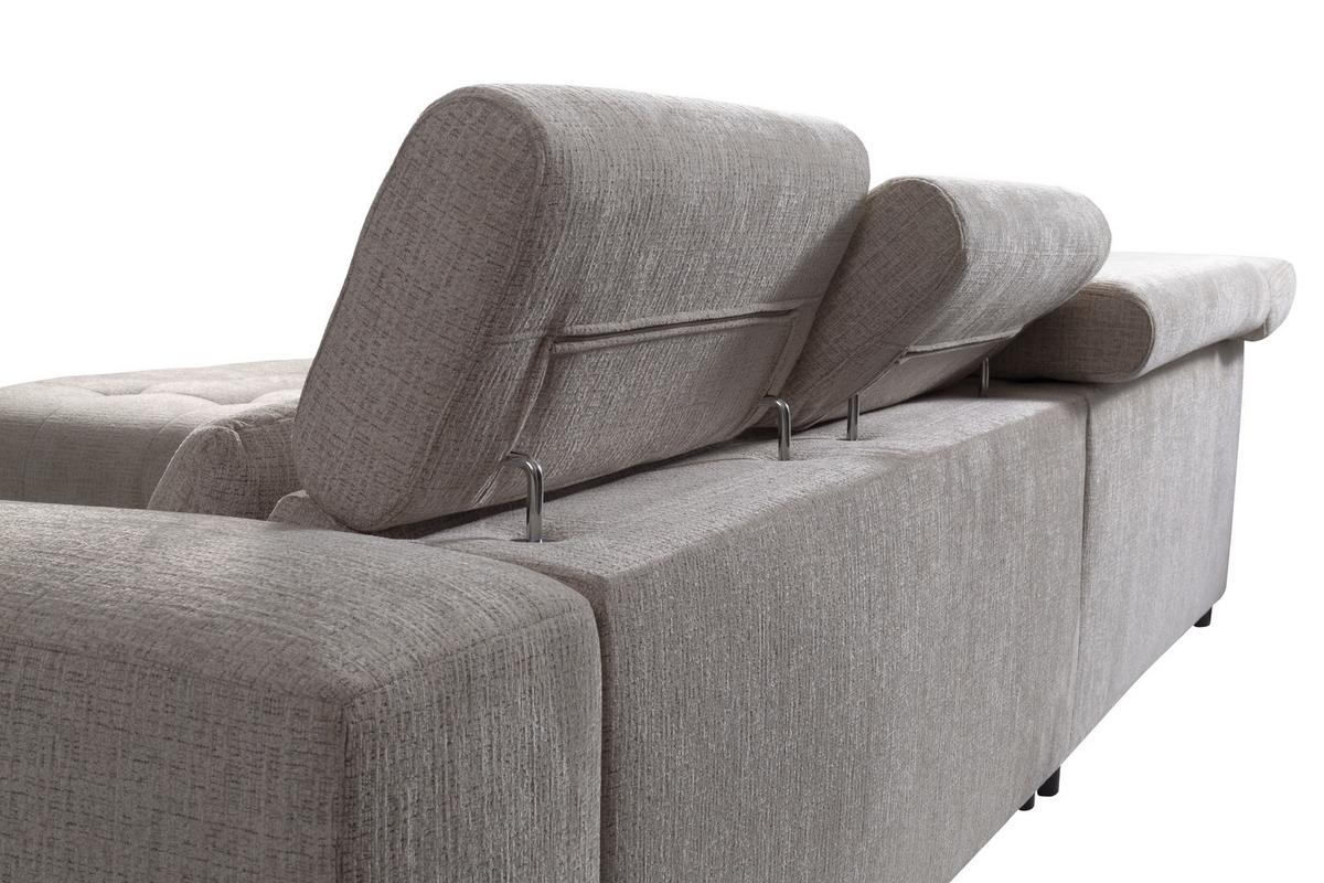 Kutna Garnitura Matera - prirodne boje/bež, Trend, drvni materijal/tekstil (226/311cm)