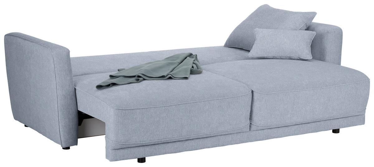 Canapea extensibilă Andora - albastru/bej, Modern, textil (238/90/104cm) - Mömax